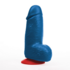 Dagr S - Realistische Dikke Dildo met Ballen - 4,5 / 11,5 cm - Blauw_
