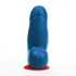 Dagr S - Realistische Dikke Dildo met Ballen - 4,5 / 11,5 cm - Blauw_