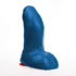 Buri M - Realistische Gebogen Dildo met Ballen - 6,7 / 17 cm - Blauw_