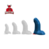 Buri XL - Realistische Gebogen Dildo met Ballen - 10,6 / 27 cm - Blauw_