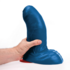 Buri XL - Realistische Gebogen Dildo met Ballen - 10,6 / 27 cm - Blauw_