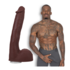 Druk - Realistische ULTRASKYN Dildo - 10 / 25 cm - Chocolade_