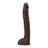 Hollywood Cash - Realistische ULTRASKYN Dildo - 11 / 29 cm - Chocolade_