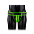 Gestreepte Jockstrap - Glow in the Dark - S/M_