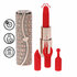 Tiffany - Lipstick Vibrator with 4 Attachments - Pink_