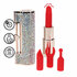 Diamond - Lipstick Vibrator with 4 Attachments - Iridescent_
