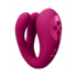 Yoko - Triple Action Vibrator Dual Prongs met Clitorale Pulsatiegolf_