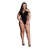 Leda XIII - Body met Kruzige Halslijn en Off Shoulder Bandjes - Plus Size_