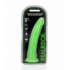 Slanke Realistische Dildo met Zuignap - Glow in the Dark - 9'' / 22,5 cm_