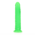 Slanke Realistische Dildo met Zuignap - Glow in the Dark - 9'' / 22,5 cm_