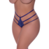 Strappy Panty - 2X - Blueberry_