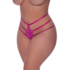 Strappy Panty - 2X - Framboos_