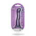 Ultra Soft Silicone Curvy G-Spot Dildo - 7'' / 17 cm - Metallic Purple_