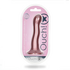 Ultra Zachte Silicone Curvy G-Spot Dildo - 7'' / 17 cm - Roségoud_