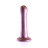 Ultra Zachte Silicone Curvy G-Spot Dildo - 7'' / 17 cm - Roségoud_