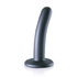Zachte Siliconen G-Spot Dildo - 5'' / 12 cm - Gunmetal_
