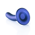 Zachte Siliconen G-Spot Dildo - 5'' / 12 cm - Metallic Blauw_