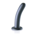 Zachte Silicone G-Spot Dildo - 6'' / 14,5 cm - Gunmetal_