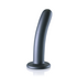 Zachte Silicone G-Spot Dildo - 6'' / 14,5 cm - Gunmetal_