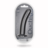Zachte Siliconen G-Spot Dildo - 7'' / 17 cm - Gunmetal_