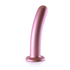 Zachte Silicone G-Spot Dildo - 7'' / 17 cm - Roségoud_
