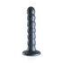 Gekraalde Siliconen G-Spot Dildo - 5'' / 13 cm - Gunmetal_