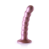Beaded Silicone G-Spot Dildo - 5'' / 13 cm - Roségoud_