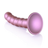 Beaded Silicone G-Spot Dildo - 5'' / 13 cm - Roségoud_