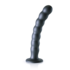 Beaded Silicone G-Spot Dildo - 8'' / 20,5 cm - Gunmetal_