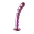 Beaded Silicone G-Spot Dildo - 8'' / 20,5 cm - Rosé Goud_