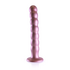 Beaded Silicone G-Spot Dildo - 8'' / 20,5 cm - Rosé Goud_