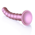 Beaded Silicone G-Spot Dildo - 8'' / 20,5 cm - Rosé Goud_