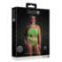 Body met Griekse Halslijn - Plus Size - Neon Groen_