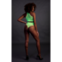 Turtle Neck en High Waist Slip - One Size - Neon Groen_
