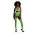Twee Delige Set met Crop Top en Kousen - One Size - Neon Groen_