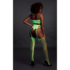 Twee Delige Set met Crop Top en Kousen - One Size - Neon Groen_