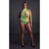 Body met Halternek - Plus Size - Neon Groen_