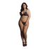 Magic Lace Velvet Lingerie Set - Plus Size_