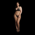 Magic Lace Velvet Lingerie Set - Plus Size_