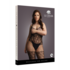 Kant en Visnet Bodystocking - Plus Size_
