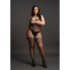 Kant en Visnet Bodystocking - Plus Size_