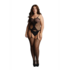 Fence Net Suspender Bodystocking - Plus Size_