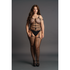 Gescheurde Suspender Bodystocking - Plus Size_