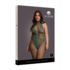 Visnet en Kant Bodystocking - Koningin Maat_