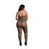 Visnet en Kant Bodystocking - Koningin Maat_