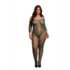 Kant Lange Mouwen Bodystocking - Koninginmaat_