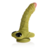 Swamp Monster Scaly Silicone Dildo - Zwart_
