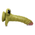 Swamp Monster Scaly Silicone Dildo - Zwart_