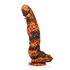 Sabretooth - Silicone Dildo - Oranje/Zwart_