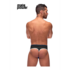 Panel Thong - L/XL - Zwart/Blauw_